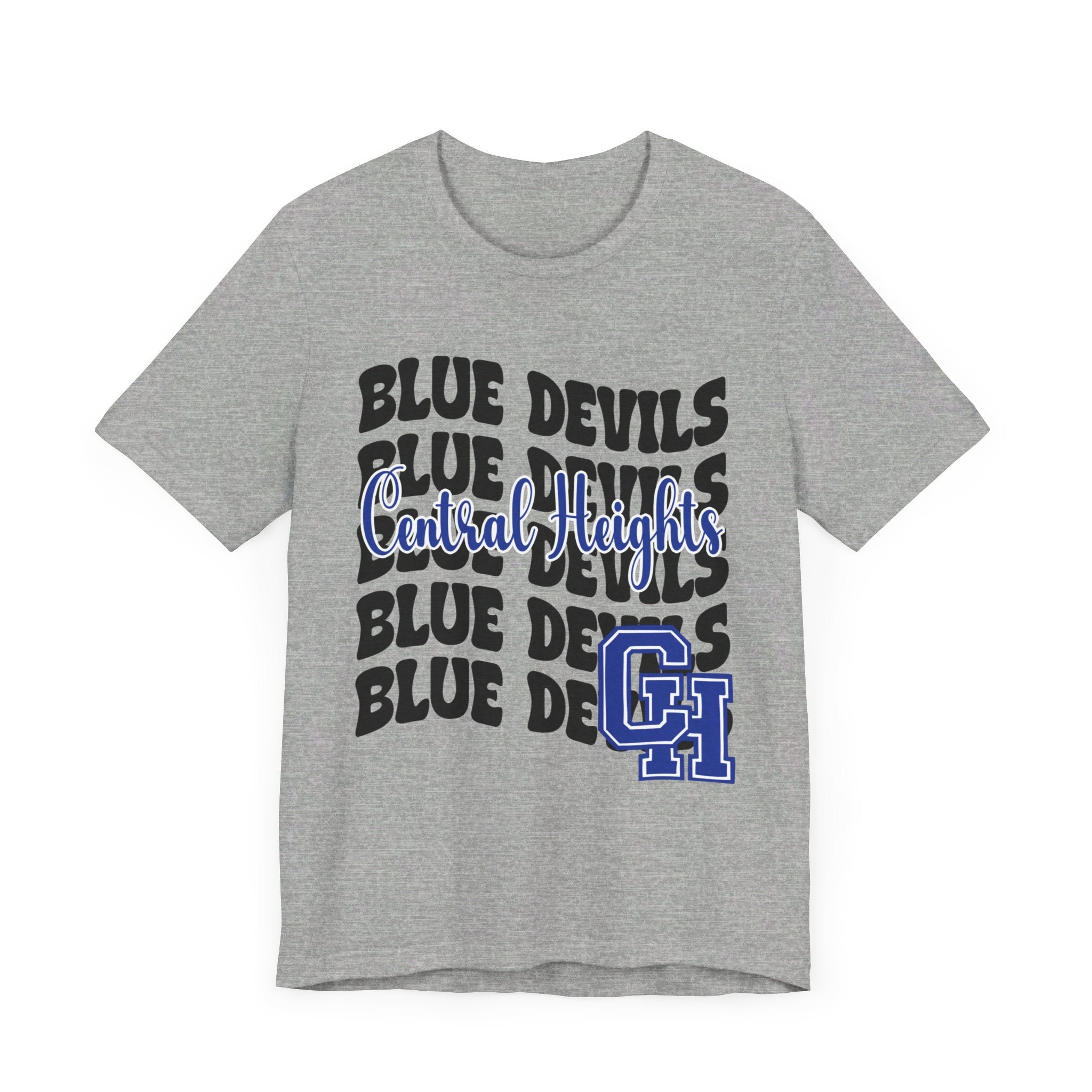 Bella + Canvas School Spirit Tshirt | CENTRAL HEIGHTS BLUE DEVILS