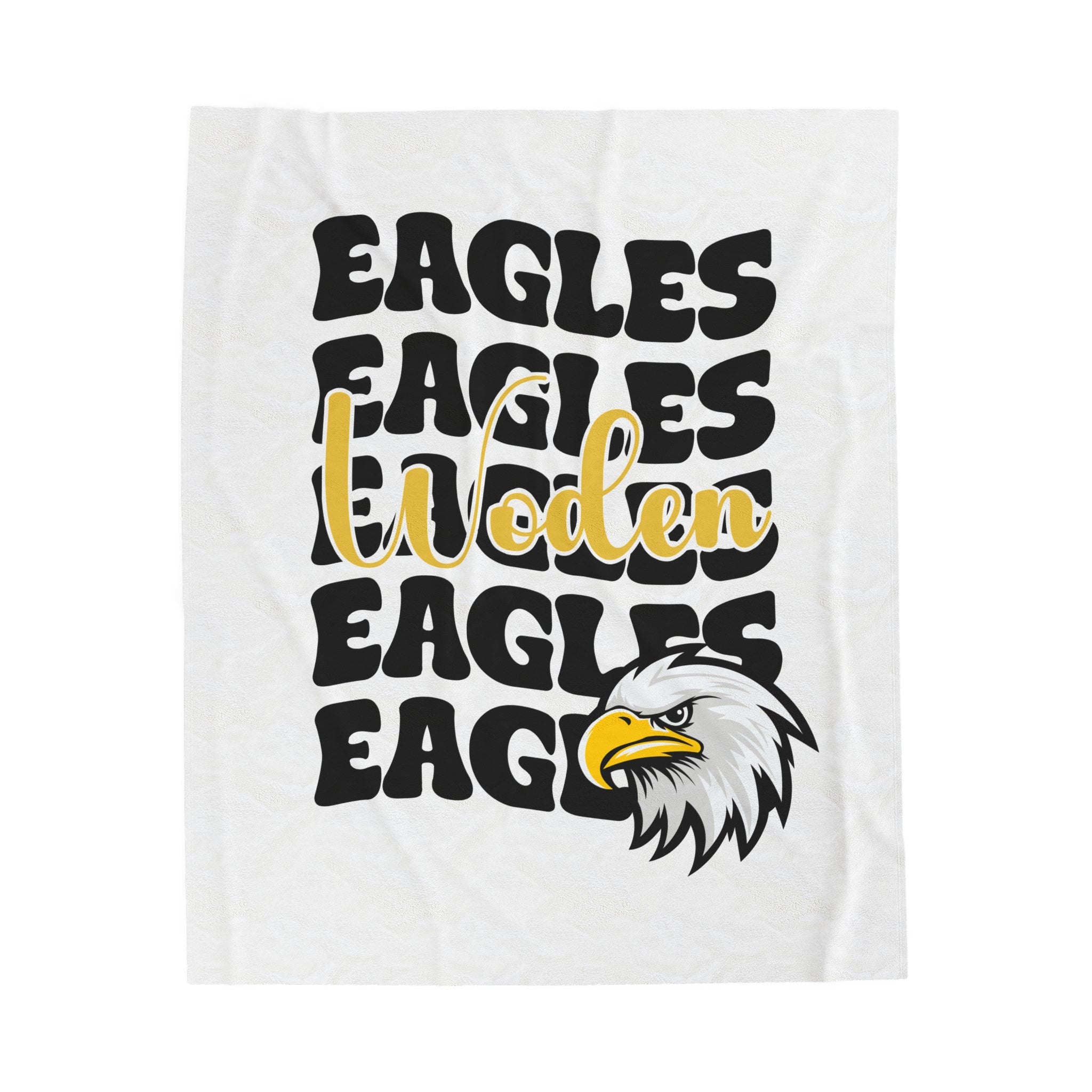 SCHOOL SPIRIT BLANKET | STACKED | WODEN EAGLES