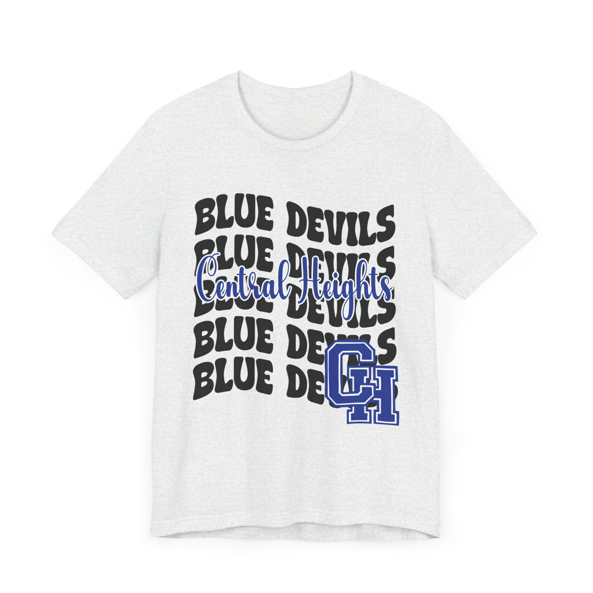 Bella + Canvas School Spirit Tshirt | CENTRAL HEIGHTS BLUE DEVILS