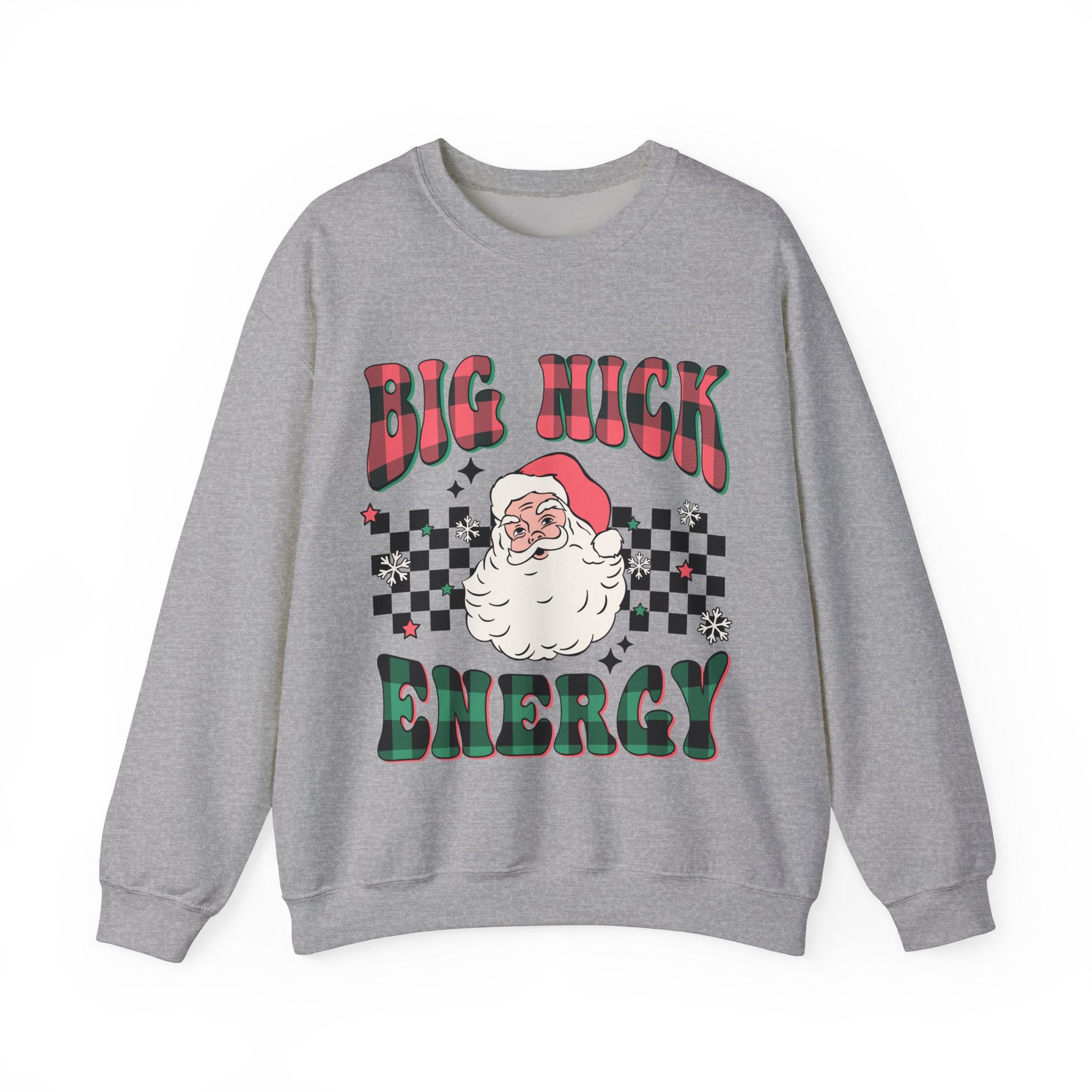 Gildan Big Nick Energy Unisex Crewneck Sweatshirt - Cozy Holiday Vibes