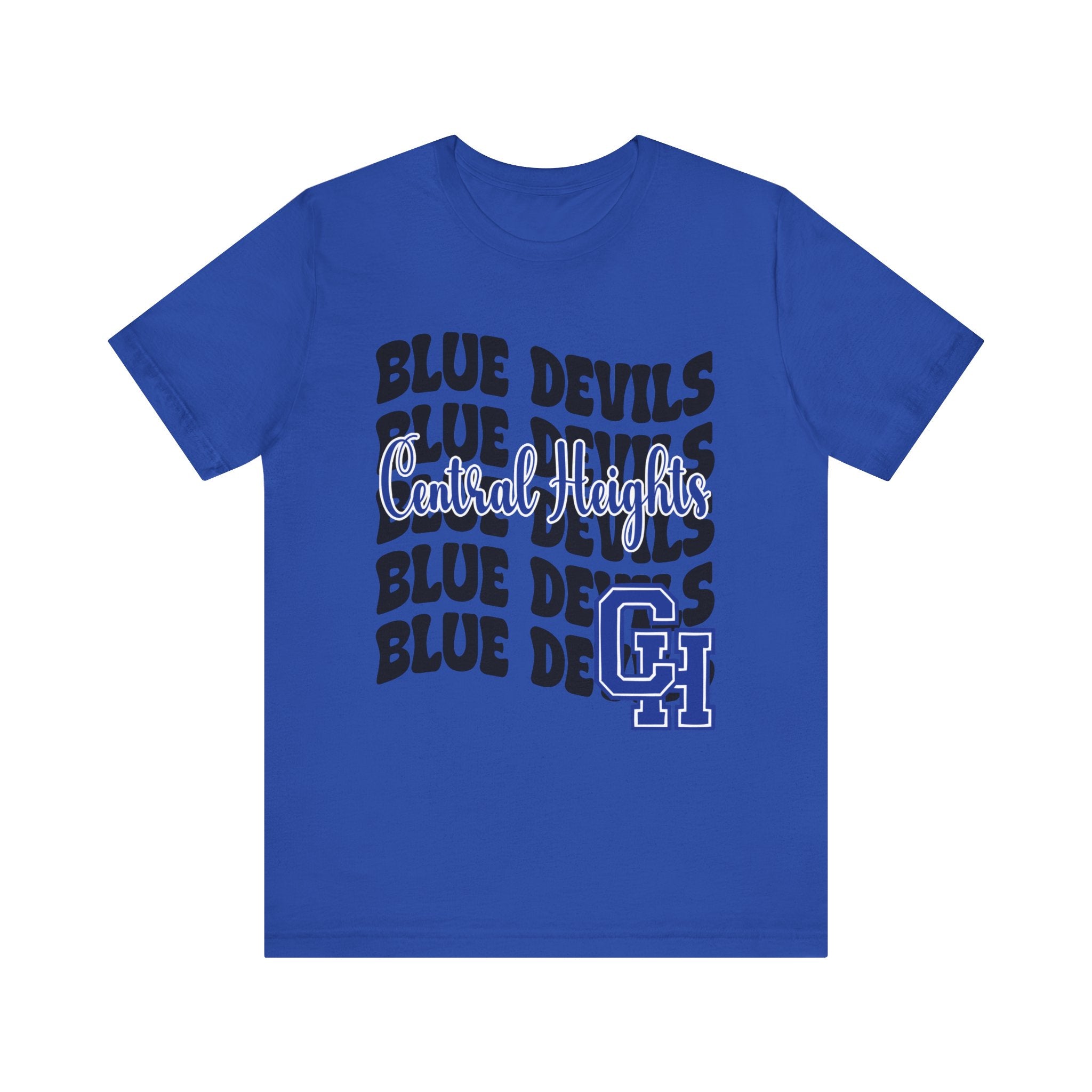 Bella + Canvas School Spirit Tshirt | CENTRAL HEIGHTS BLUE DEVILS