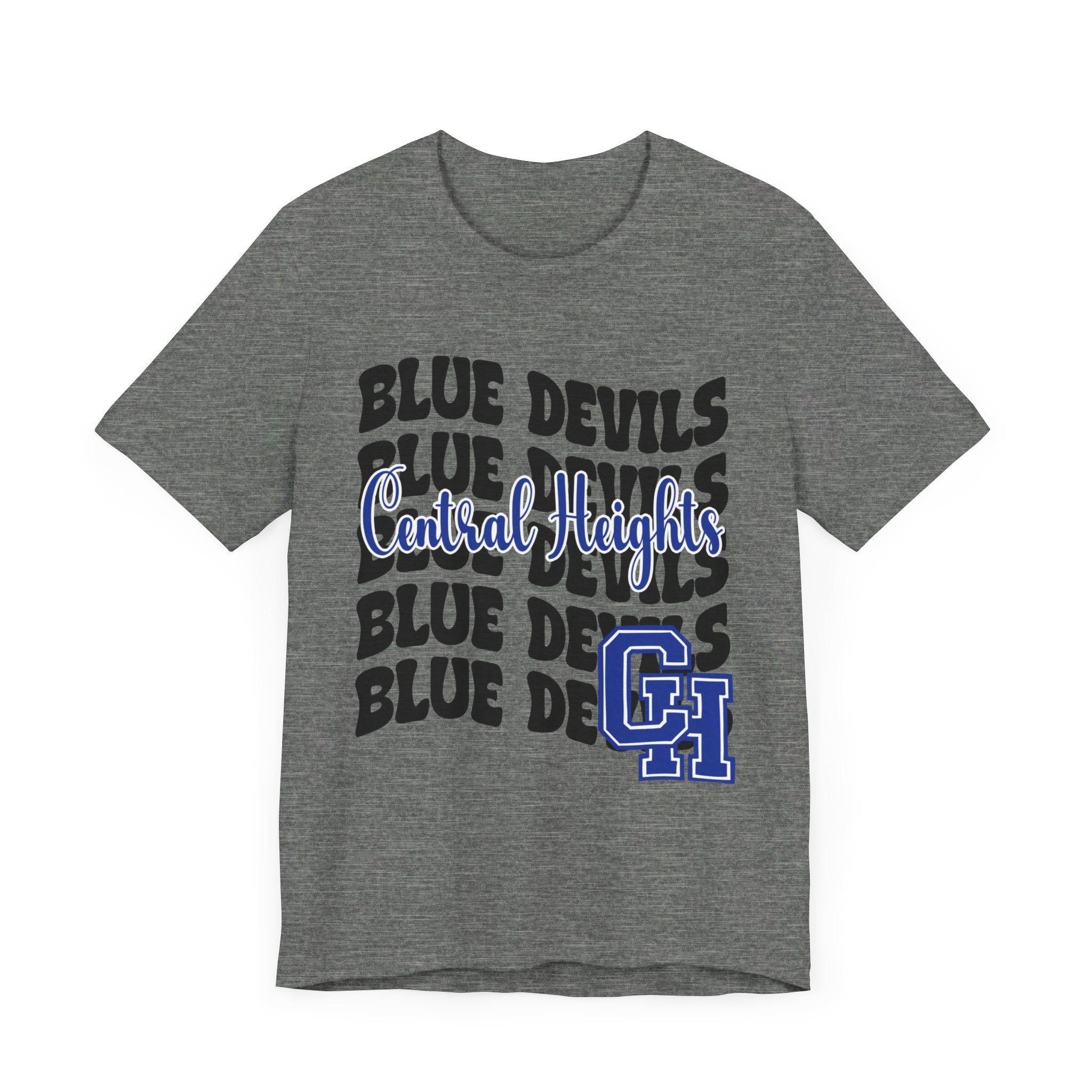 Bella + Canvas School Spirit Tshirt | CENTRAL HEIGHTS BLUE DEVILS