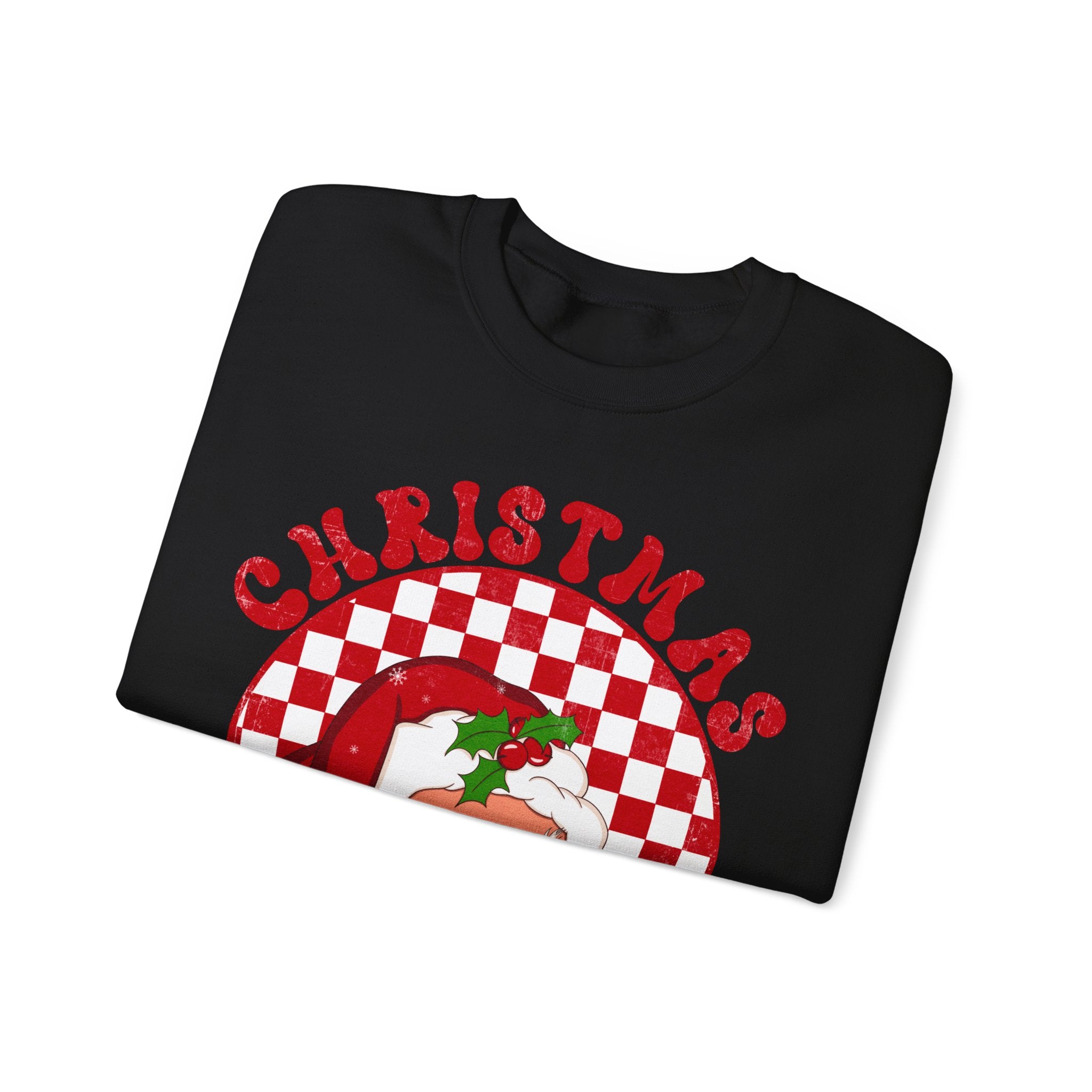 Gildan Festive Christmas Vibes Unisex Crewneck Sweatshirt