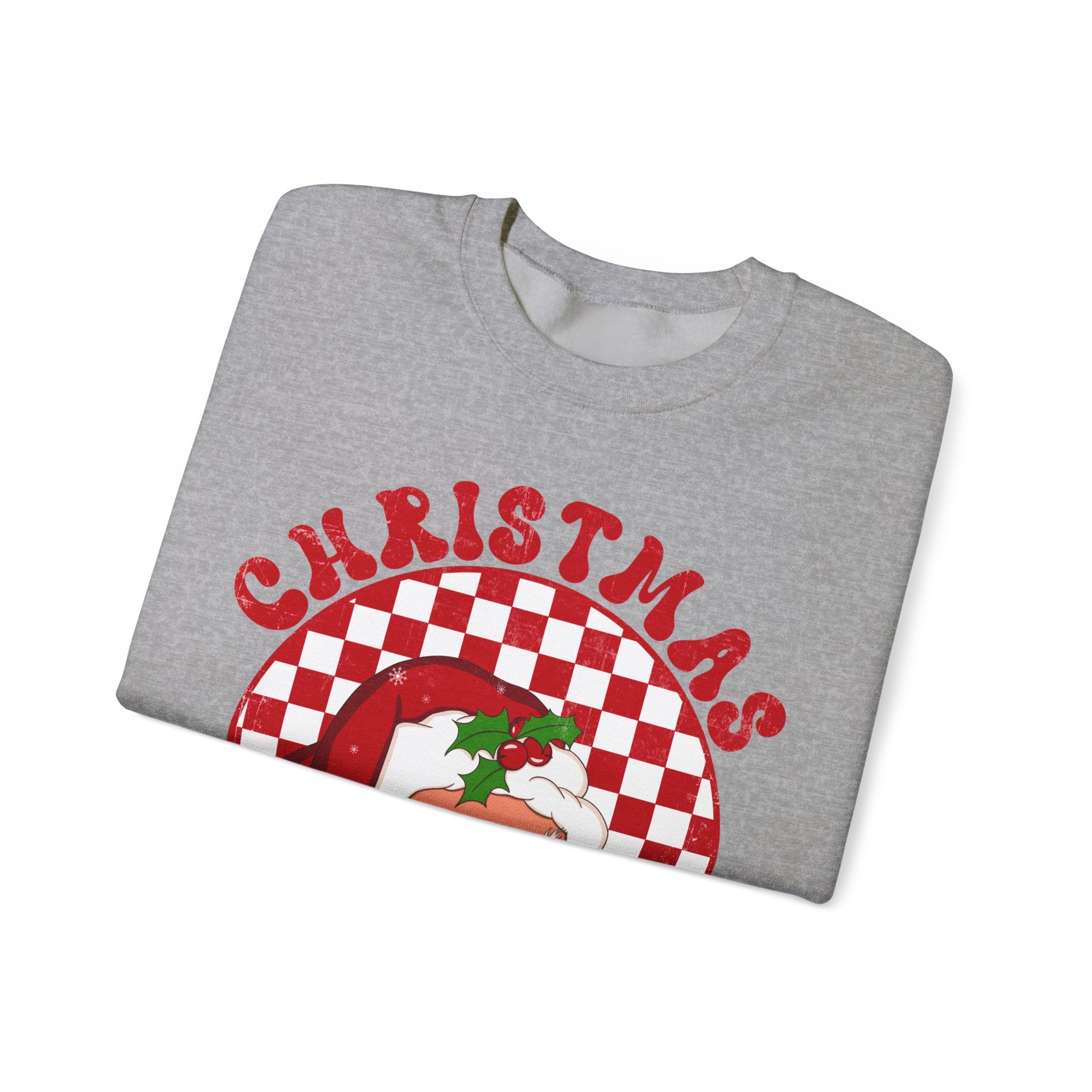 Gildan Festive Christmas Vibes Unisex Crewneck Sweatshirt