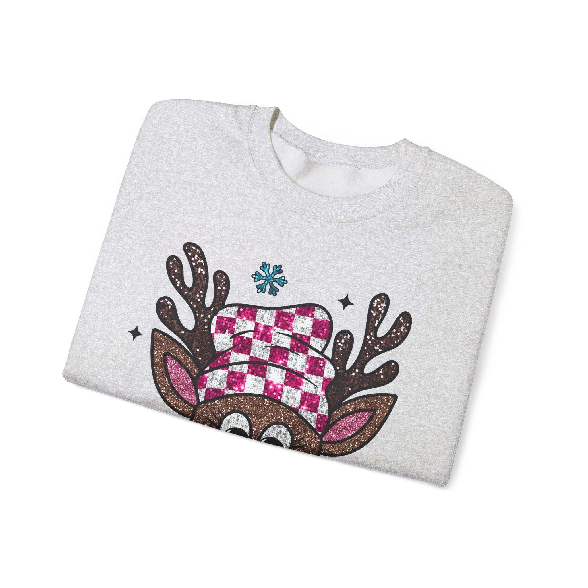 Gildan Cozy Rudolph Christmas Crewneck Sweatshirt