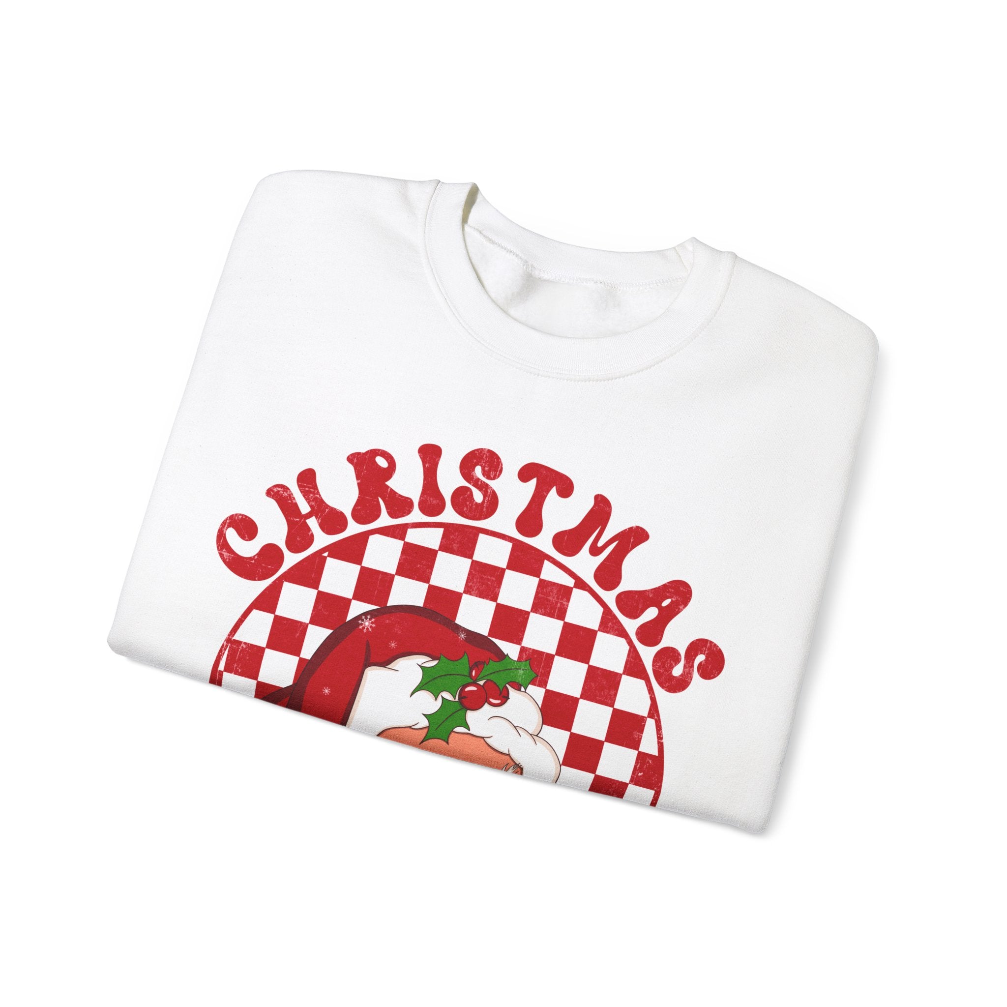 Gildan Festive Christmas Vibes Unisex Crewneck Sweatshirt