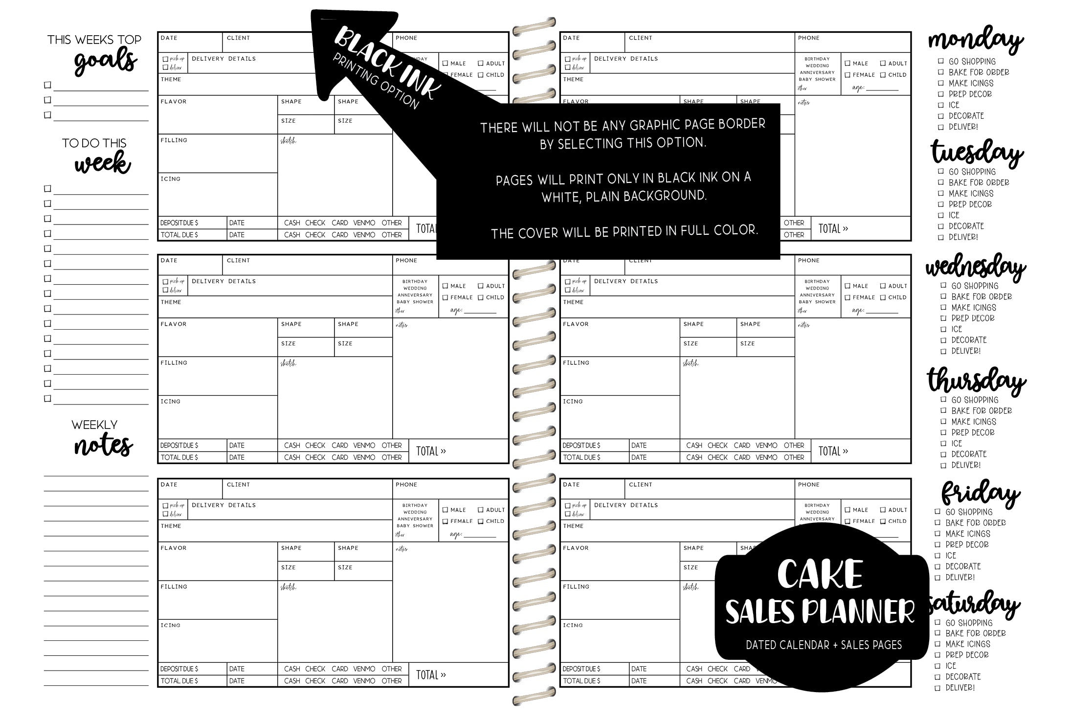 Cake Co. Sales Planner - JD ANIMAL 1