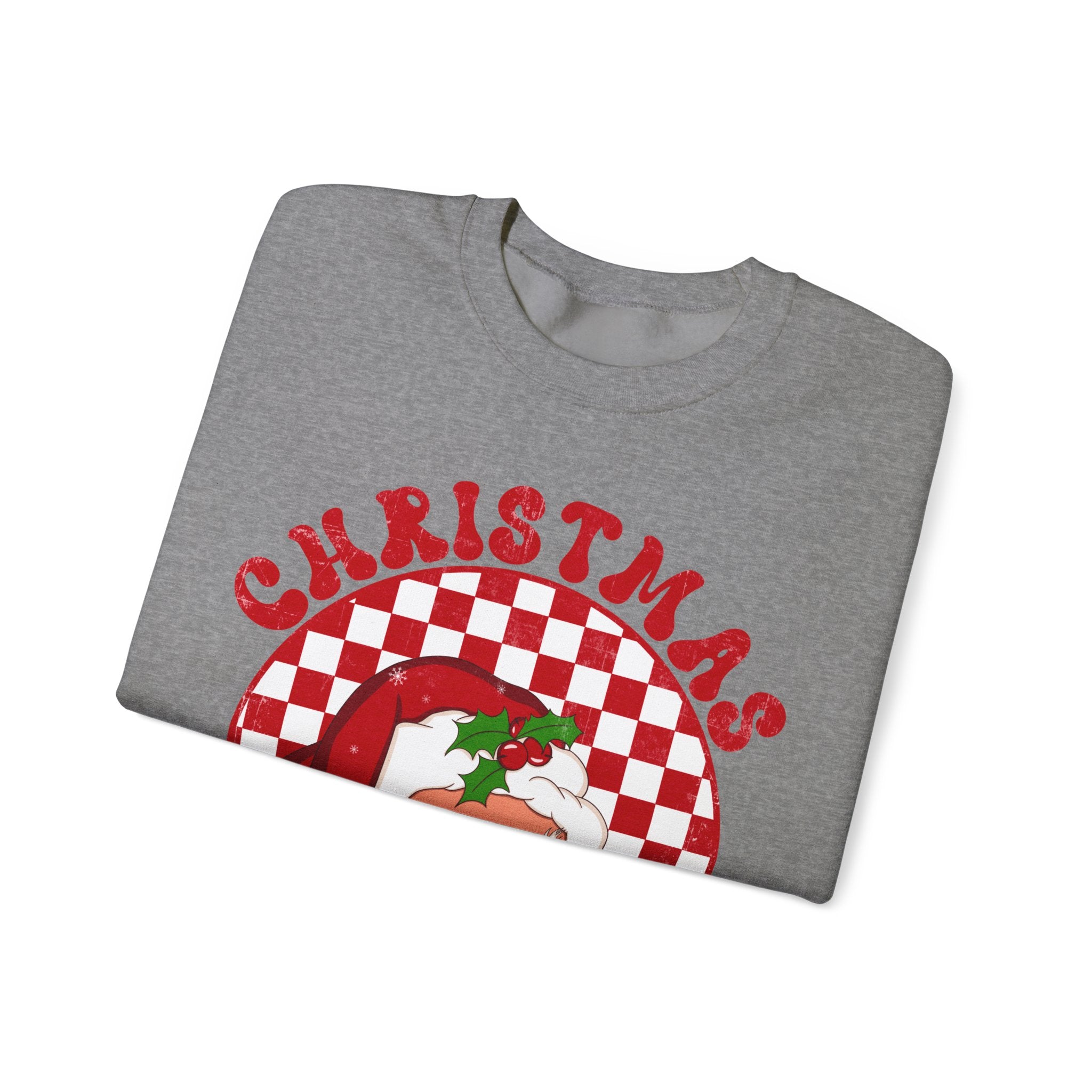 Gildan Festive Christmas Vibes Unisex Crewneck Sweatshirt