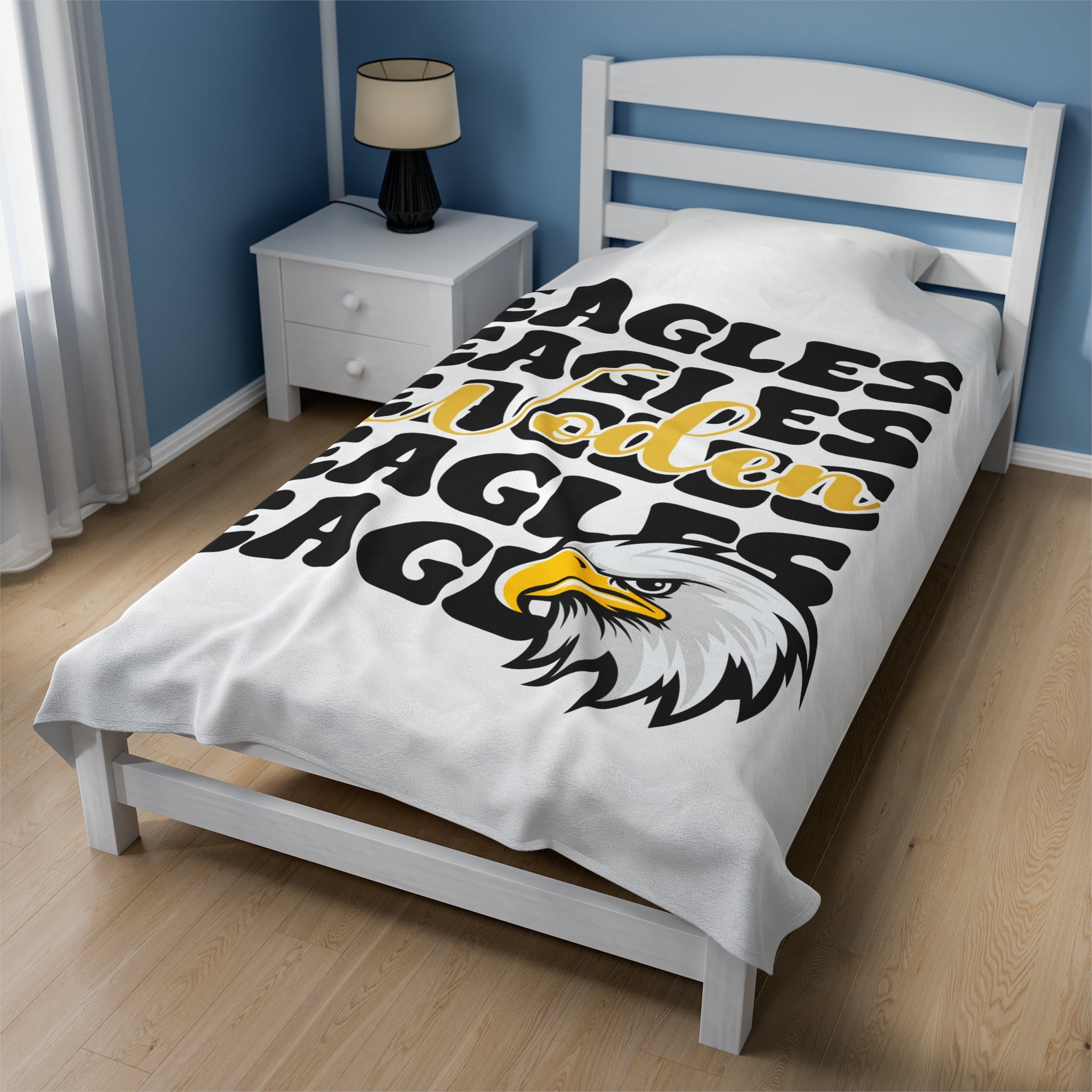 SCHOOL SPIRIT BLANKET | STACKED | WODEN EAGLES