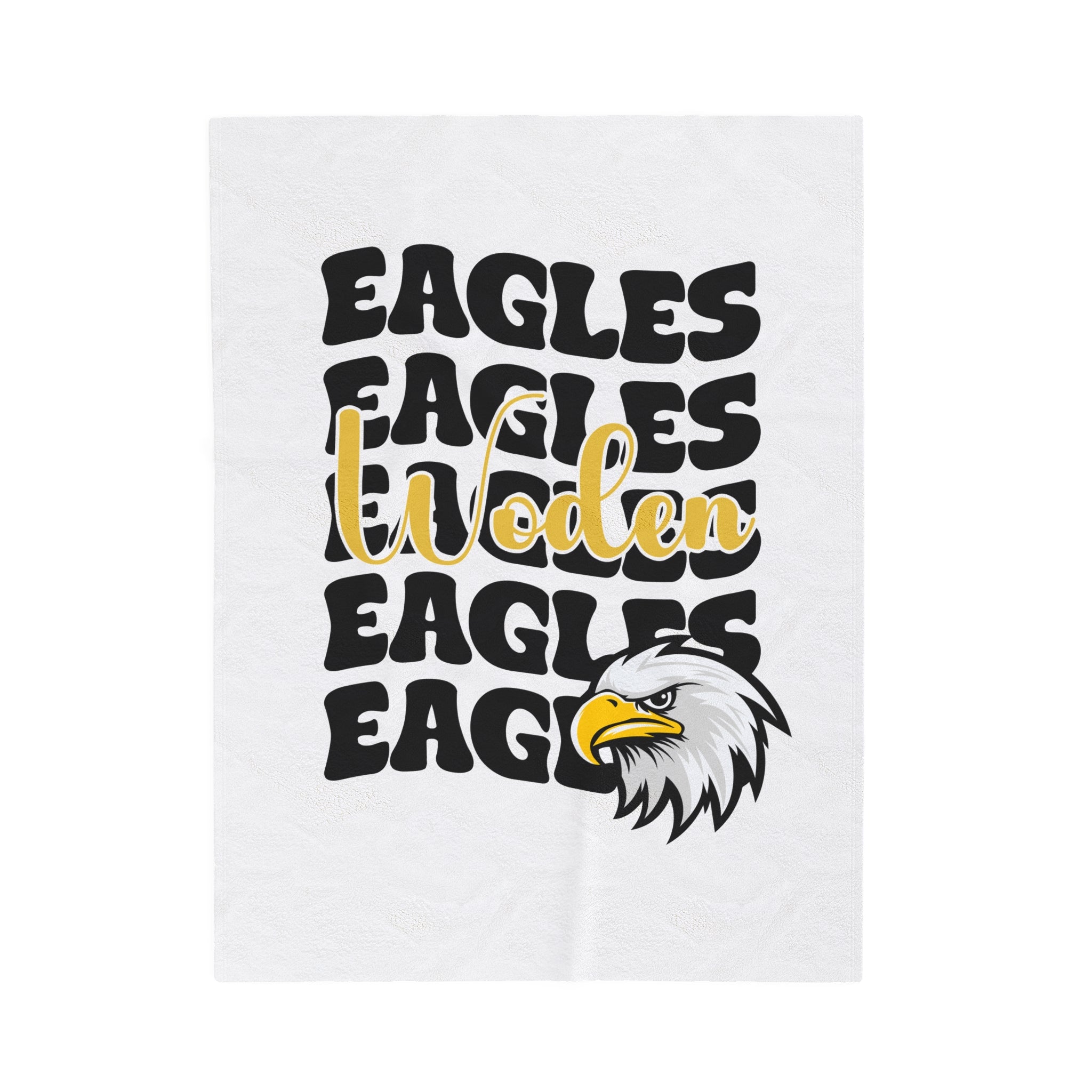 SCHOOL SPIRIT BLANKET | STACKED | WODEN EAGLES