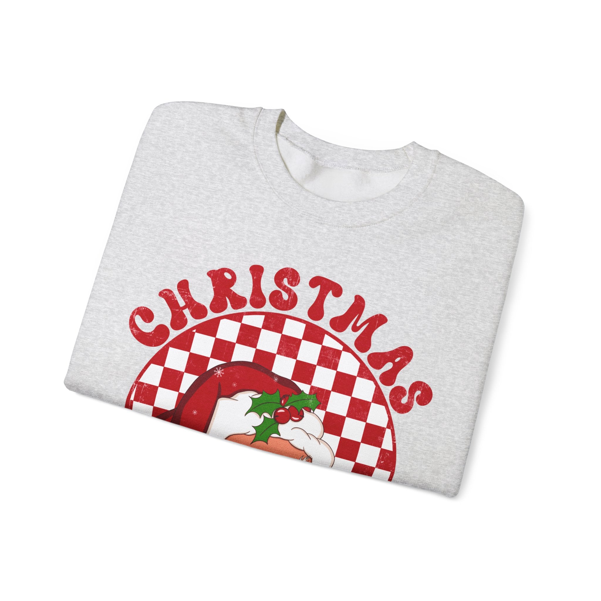 Gildan Festive Christmas Vibes Unisex Crewneck Sweatshirt