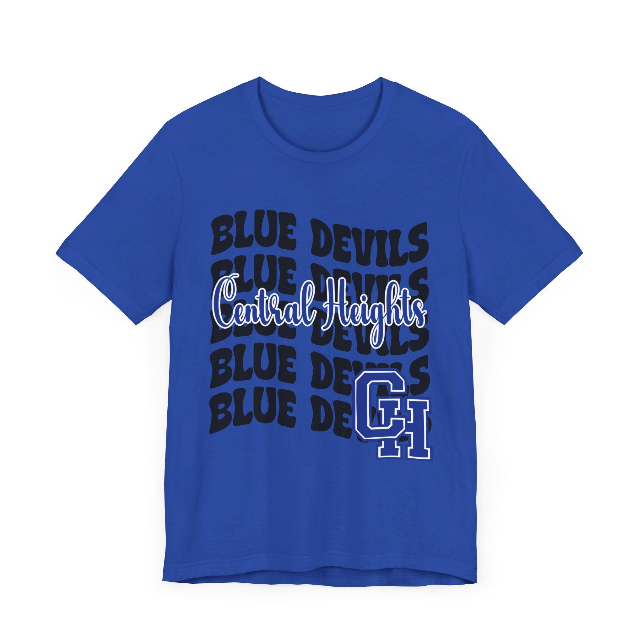 Bella + Canvas School Spirit Tshirt | CENTRAL HEIGHTS BLUE DEVILS