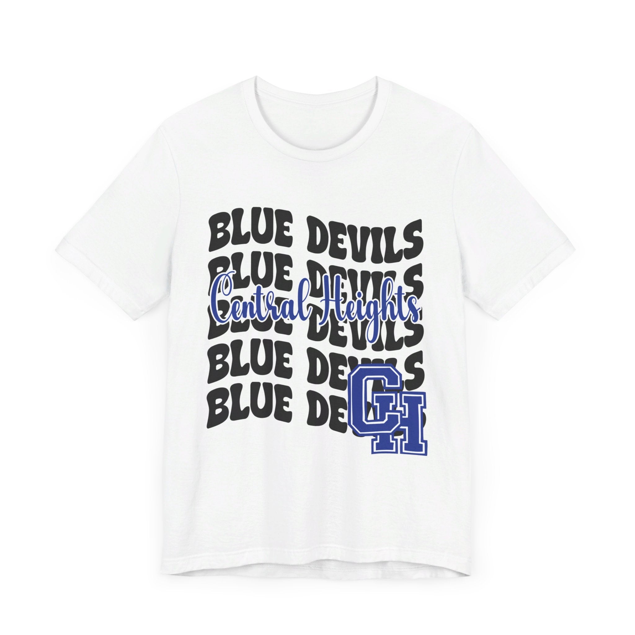 Bella + Canvas School Spirit Tshirt | CENTRAL HEIGHTS BLUE DEVILS