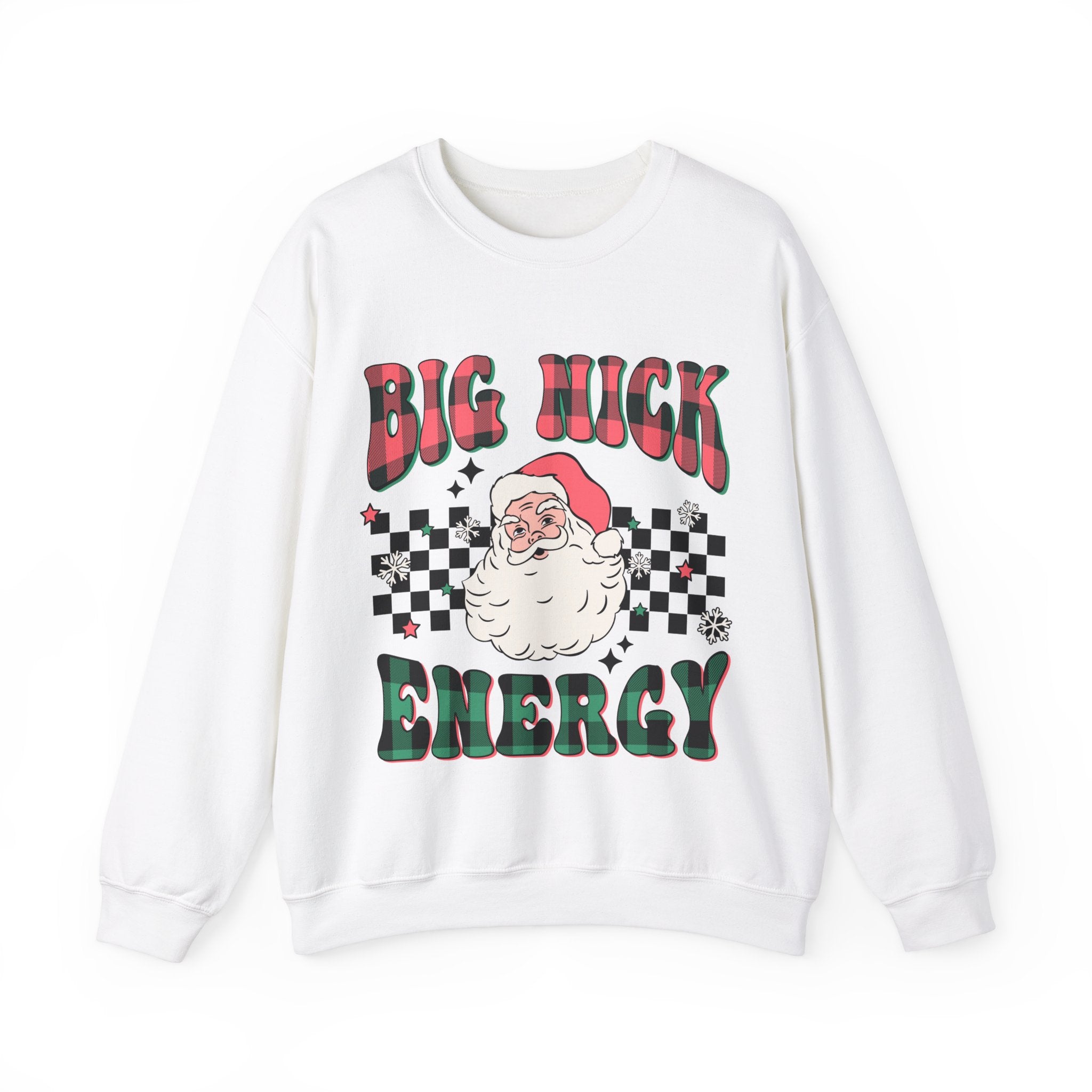 Gildan Big Nick Energy Unisex Crewneck Sweatshirt - Cozy Holiday Vibes