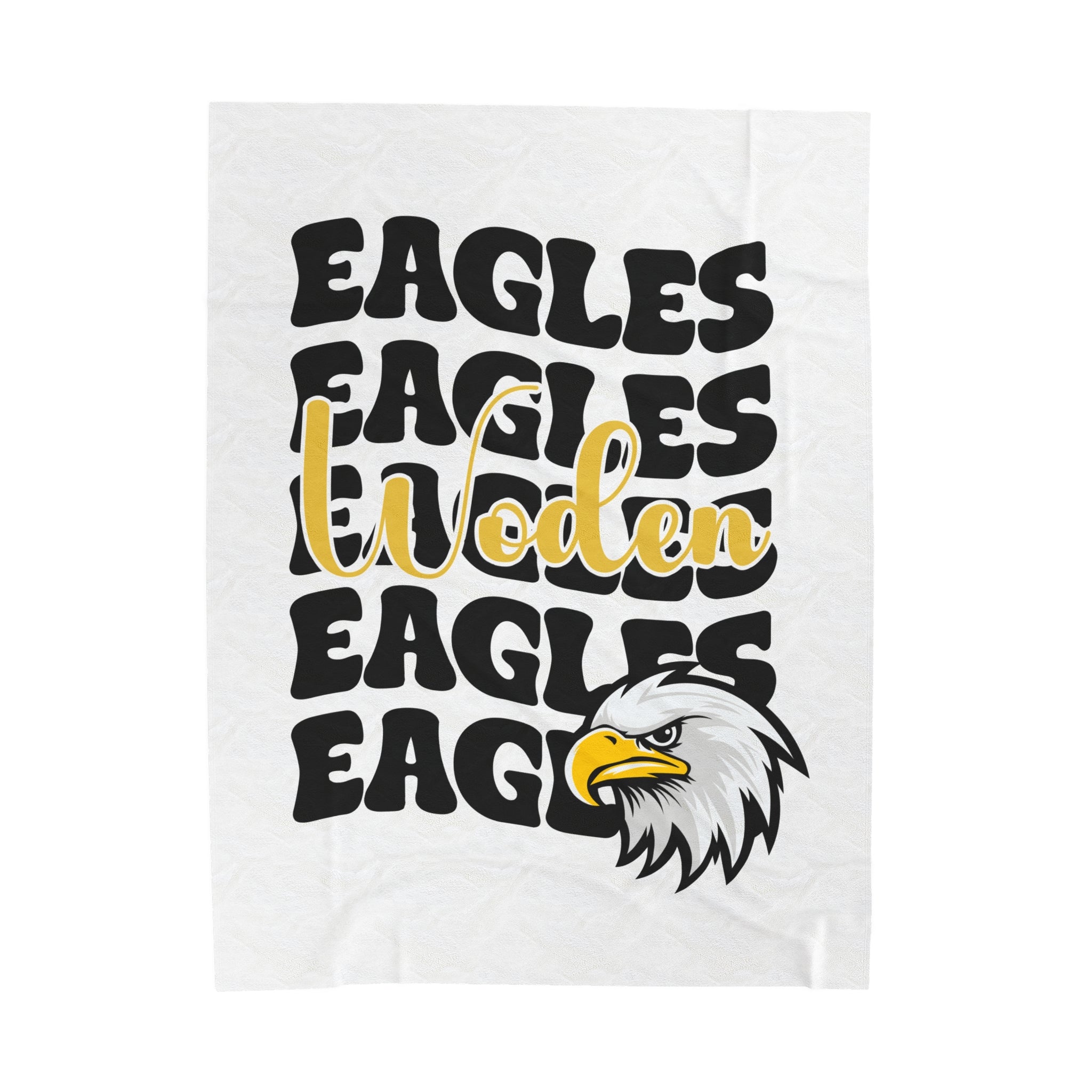 SCHOOL SPIRIT BLANKET | STACKED | WODEN EAGLES