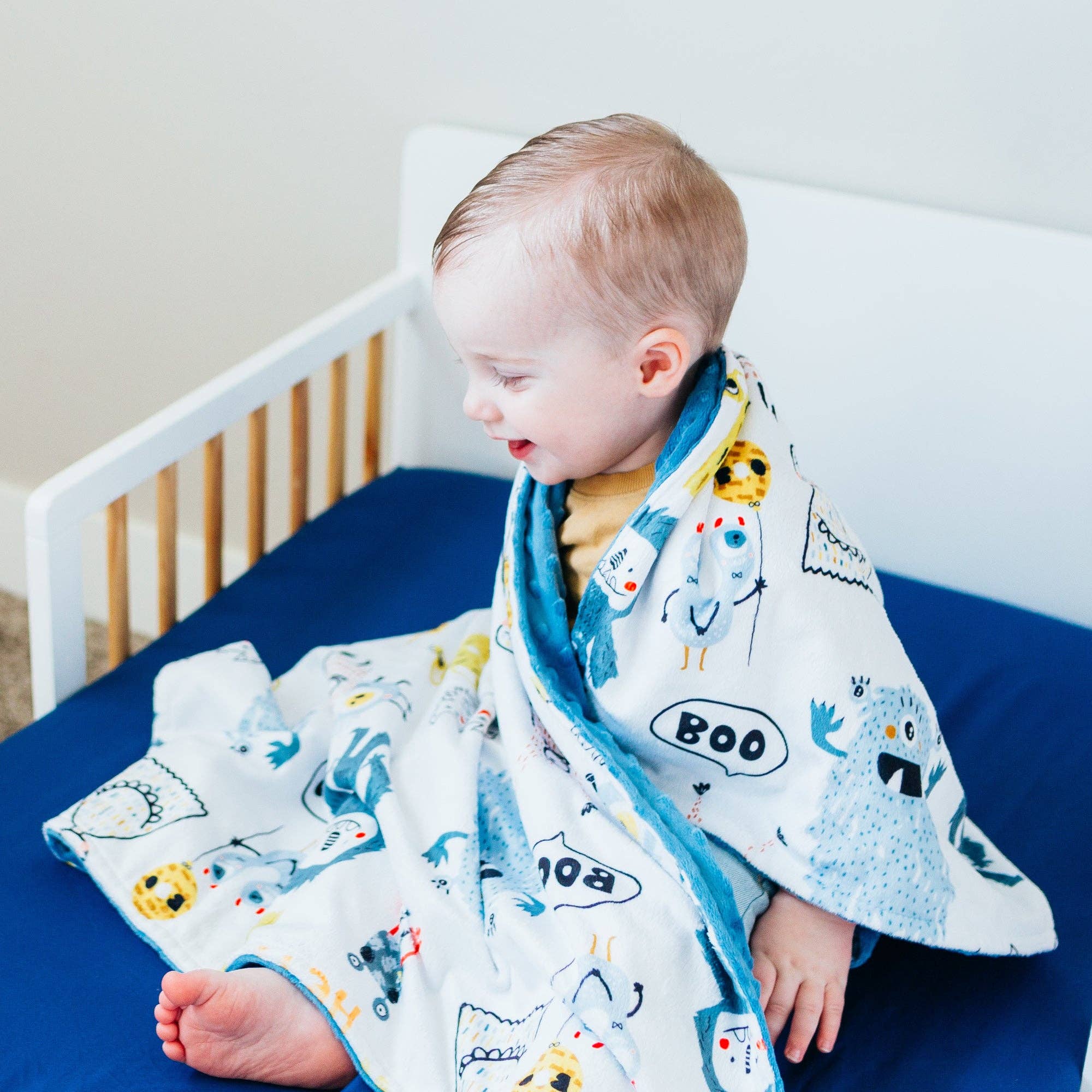 Baby & Toddler Minky Blanket - Monster Friends