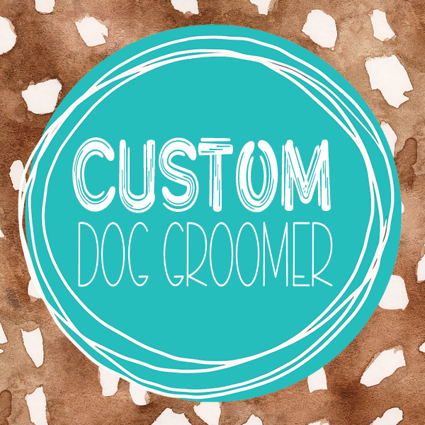 Dog Groomer Appointment Book - CHOOSE A KBD BACKGROUND