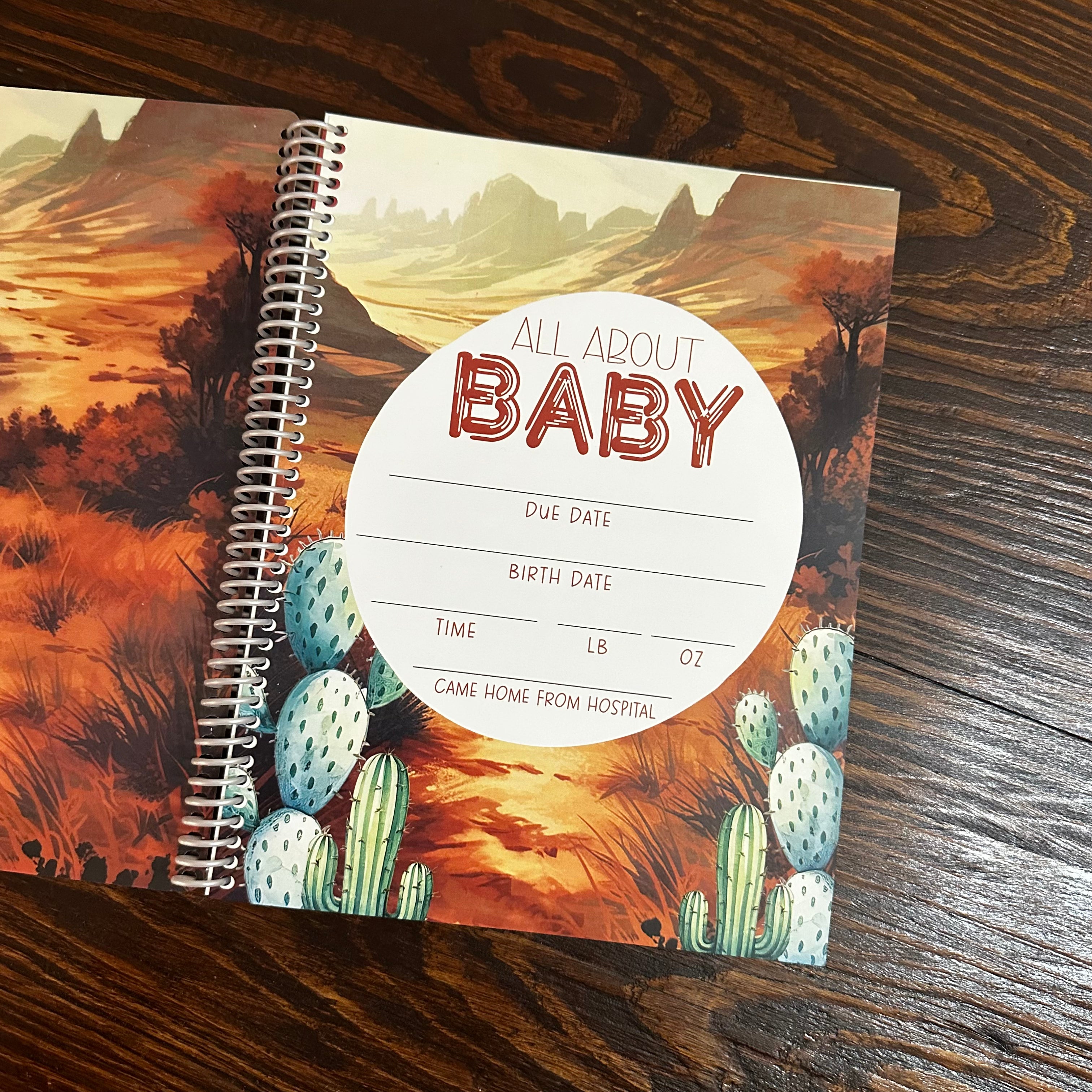 Personalized Baby Book - WESTERN COWBOY