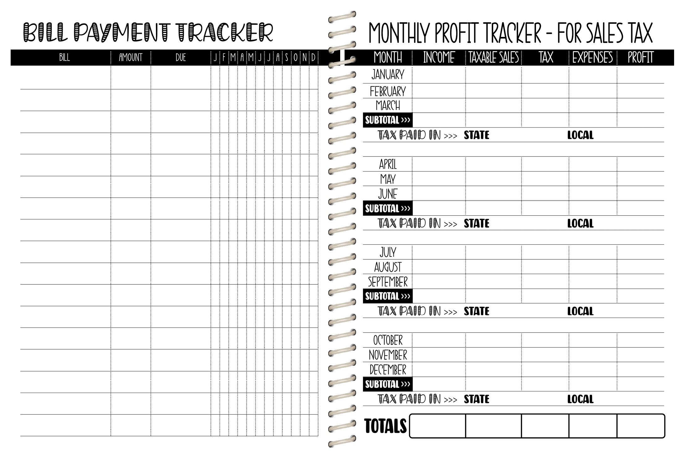 Cookie Sales Planner - CUSTOM - Choose a KBD Background