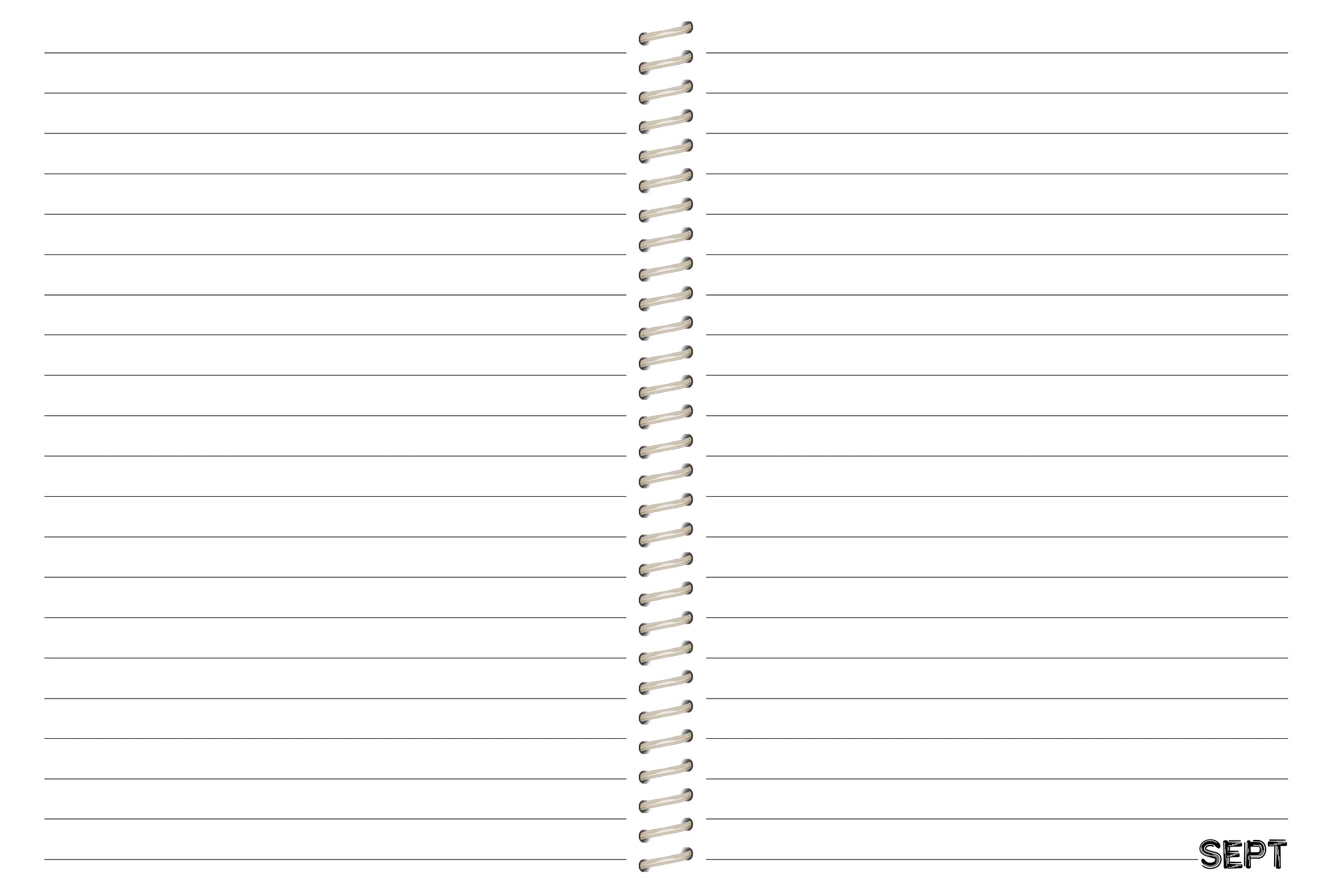 2024 First Semester Student Planner - BW PATTERN WODEN EAGLES