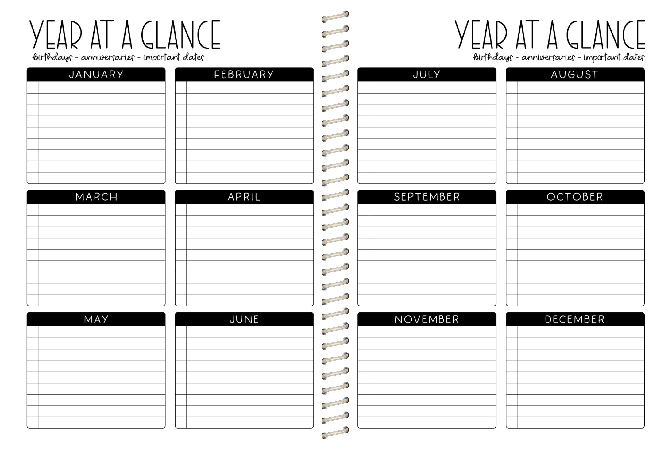 2024 Printed Weekly Planner - GOLD MARBLE