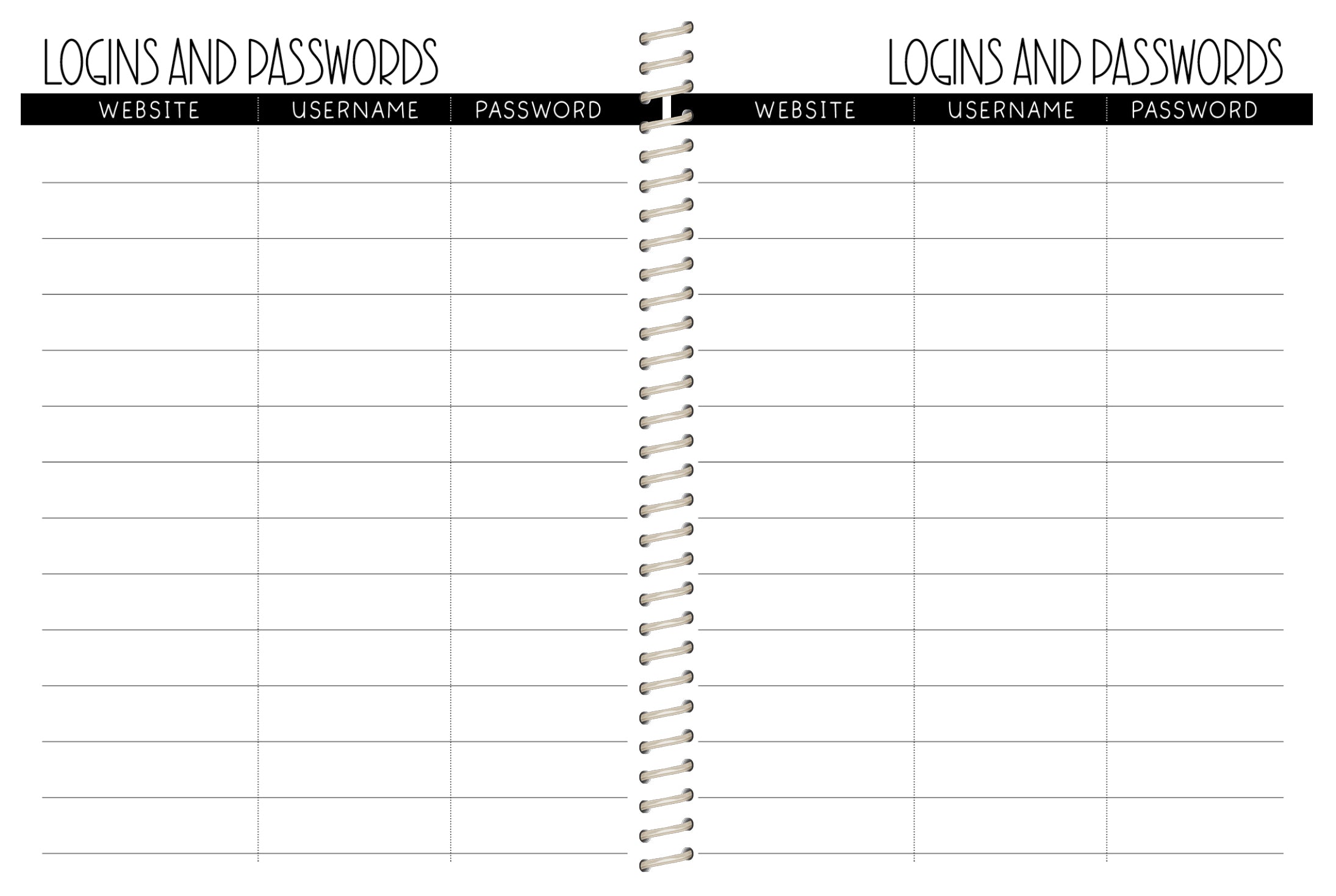 2024 Printed Weekly Planner - LEOPARD PINK BRUSH